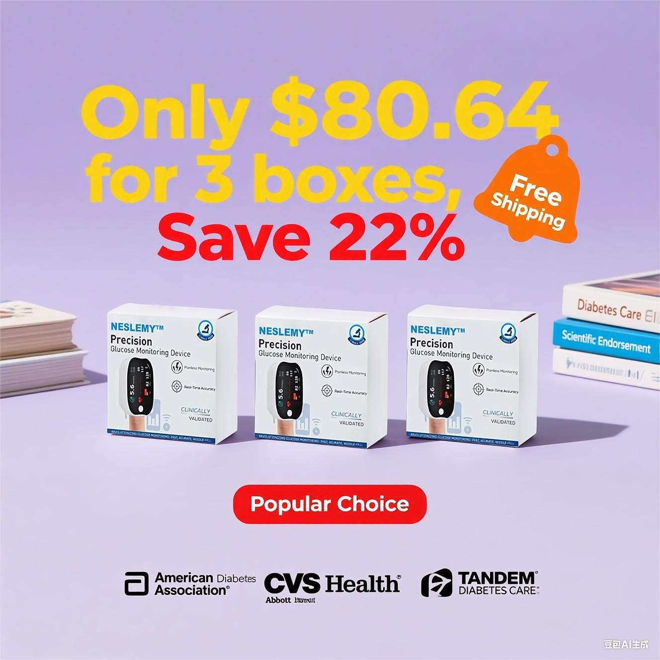 Advanced Laser Glucose Monitor – No Pricks, 99.9% Accuracy!!!