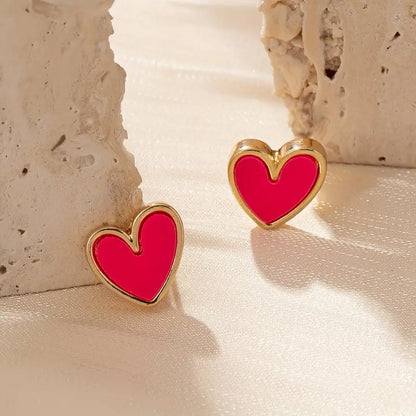 Mini Delicate Heart Shaped Stud Earrings（2）（复制）