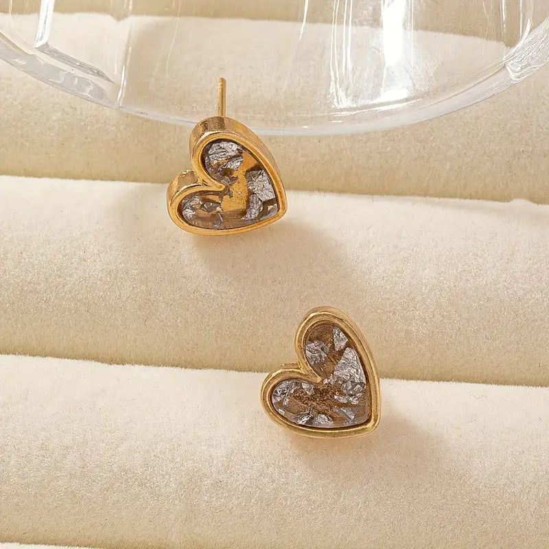 Mini Delicate Heart Shaped Stud Earrings（2）（复制）